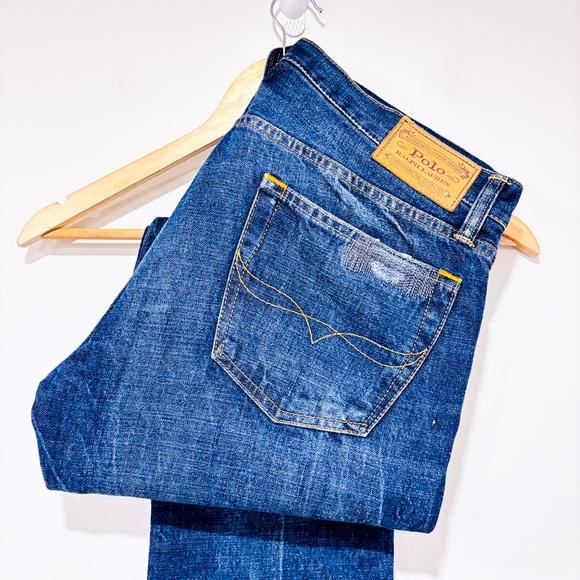 RALPH LAUREN Blue distressed jeans - Picture 12 of 12